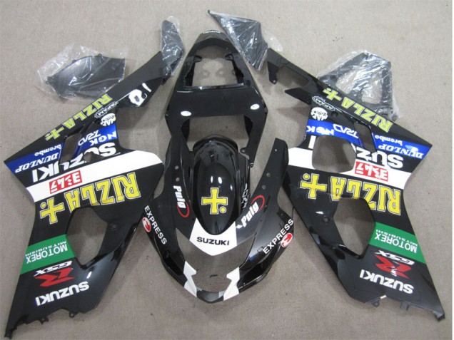Best GSXR 600 K4 2004-2005 - Nero Giallo Rizla Best GSXR 600 K4 2004-2005 - Nero Giallo Rizla