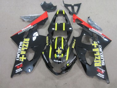 Best GSXR 600 K4 2004-2005 - Nero Giallo Rizla