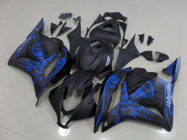 Best CBR 600 RR 2009-2012 - Nero Opaco Blu Cranio