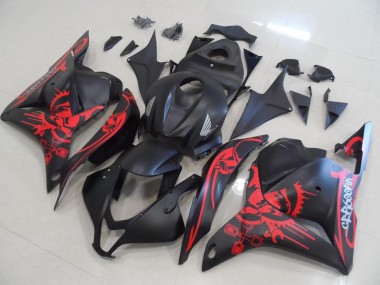 Best CBR 600 RR 2009-2012 - Nero Opaco con Rosso Cranio