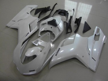 Best Ducati 848 1098 1198 2007-2014 - Pear Bianco Nero Decalcomanie