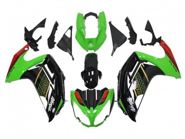 Best EX650 2012-2016 - Verde Nero Best EX650 2012-2016 - Verde Nero