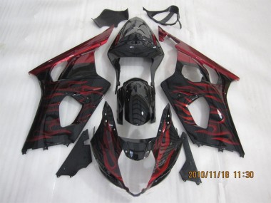Best GSXR 1000 K3 2003-2004 - Nero Rosso Fiamma
