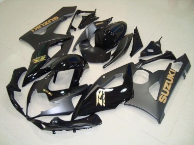 Best GSXR 1000 K5 2005-2006 - Nero con Oro Decalcomanie