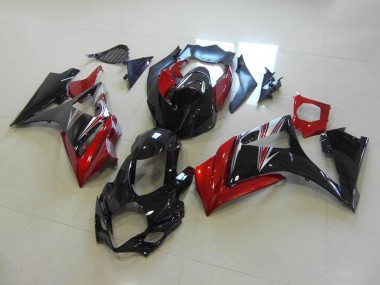 Best GSXR 1000 K7 2007-2008 - Rosso Nero No Adesivo