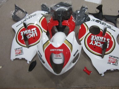 Best GSXR 1300 Hayabusa 1996-2007 - Bianco Lucky Strike Motul