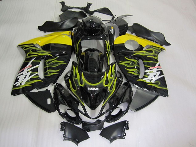 Best GSXR 1300 Hayabusa 2008-2019 - Nero Giallo Fiamma Best GSXR 1300 Hayabusa 2008-2019 - Nero Giallo Fiamma