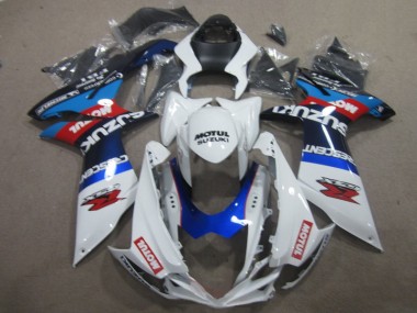 Best GSXR 600 K11 2011-2024 - Bianco Blu Motul