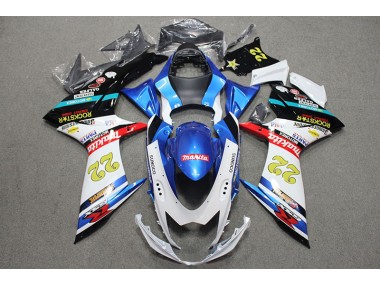 Best GSXR 600 K11 2011-2024 - Blu Bianco Rosso Rockstar 22