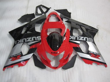 Best GSXR 600 K4 2004-2005 - Rosso Nero Argento