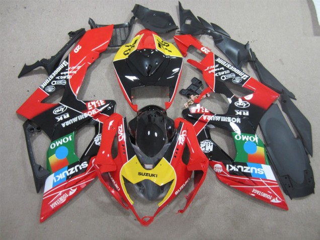 Best GSXR 600 K6 2006-2007 - Nero Rosso Giallo Jomo Best GSXR 600 K6 2006-2007 - Nero Rosso Giallo Jomo