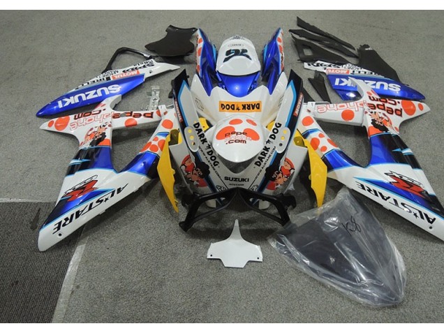 Best GSXR 600 K8 2008-2010 - Bianco Blu Dark Dog Best GSXR 600 K8 2008-2010 - Bianco Blu Dark Dog