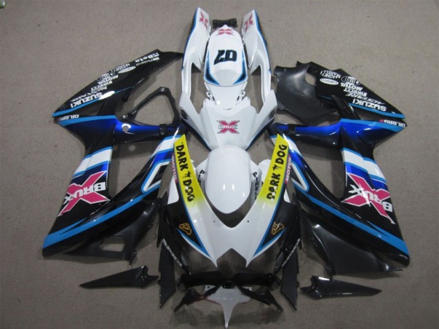 Best GSXR 600 K8 2008-2010 - Bianco Dark Dog 07 Best GSXR 600 K8 2008-2010 - Bianco Dark Dog 07