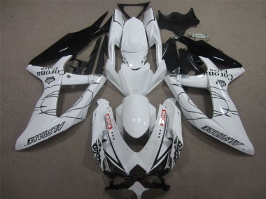 Best GSXR 600 K8 2008-2010 - Bianco Nero Corona Extra Motul