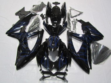 Best GSXR 600 K8 2008-2010 - Nero Blu Fiamma