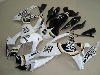 Best GSXR 750 K6 2006-2007 - Bianco Lucky Strike Nero Motul