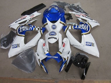 Best GSXR 750 K6 2006-2007 - Blu Bianco Lucky Strike Motul