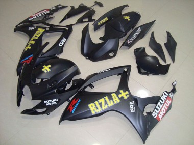 Best GSXR 750 K6 2006-2007 - Nero Giallo Rizla