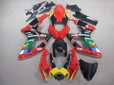 Best GSXR 750 K6 2006-2007 - Rosso Nero Verde