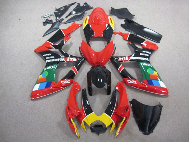 Best GSXR 750 K6 2006-2007 - Rosso Nero Verde Best GSXR 750 K6 2006-2007 - Rosso Nero Verde
