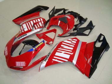 Best Ducati 848 1098 1198 2007-2014 - Rosso Bianco