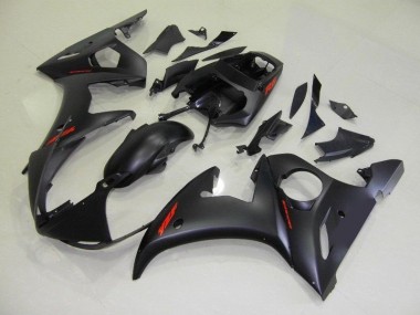 Best R6 2003-2005 - Nero Opaco Rosso Decalcomanie