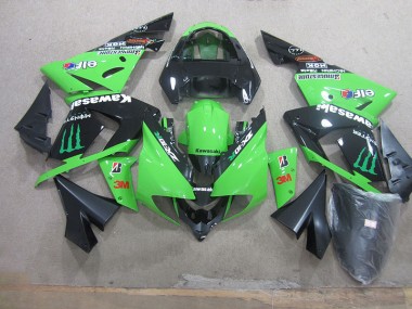 Best ZX10R 2003-2005 - Nero Verde 3M Monster