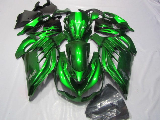 Best ZX14R ZZR 1400 2012-2021 - Verde Bianco Ninja Decal Best ZX14R ZZR 1400 2012-2021 - Verde Bianco Ninja Decal