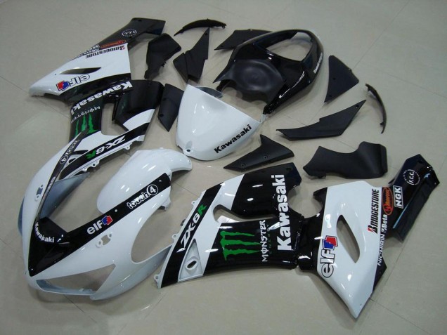Best ZX6R 2005-2006 - Bianco Monster