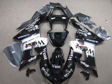 Best ZX6R 2005-2006 - Nero West Mobil Ninja 636