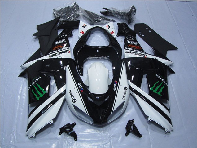 Best ZX6R 2007-2008 - Nero Bianco Monster Touch4 Best ZX6R 2007-2008 - Nero Bianco Monster Touch4