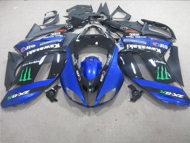 Best ZX6R 2007-2008 - Nero Blu Monster