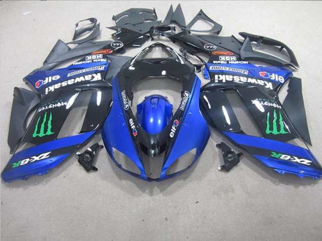 Best ZX6R 2007-2008 - Nero Blu Monster