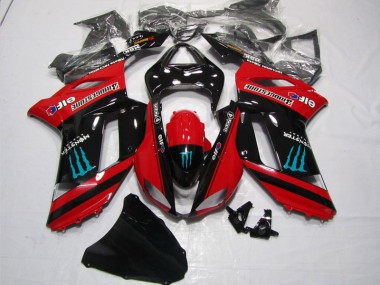 Best ZX6R 2007-2008 - Rosso Nero Monster
