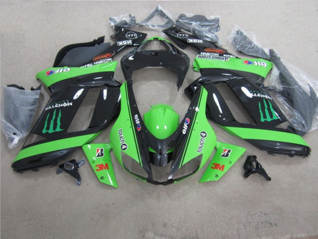Best ZX6R 2007-2008 - Verde Nero 3M Monster Best ZX6R 2007-2008 - Verde Nero 3M Monster