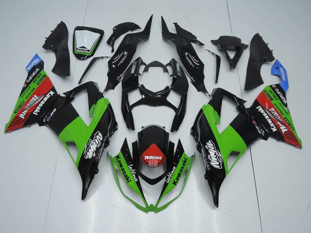 Best ZX6R 2013-2018 - Nero Verde Rosso Motocard Best ZX6R 2013-2018 - Nero Verde Rosso Motocard