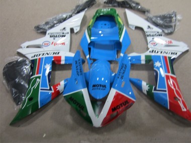 Best CBR 1000 RR 2004-2005 - Blu Rosso Verde Motul