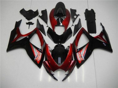 Best GSXR 600 / 750 K6 2006-2007 - Rosso Nero
