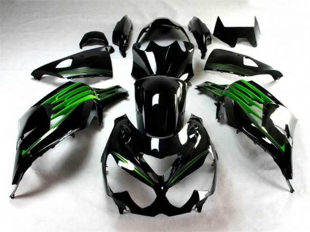 Best ZX14R ZZR 1400 2012-2021 - Nero Verde Best ZX14R ZZR 1400 2012-2021 - Nero Verde