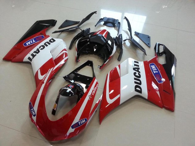 Best Ducati 848 1098 1198 2007-2014 - Rosso Bianco Best Ducati 848 1098 1198 2007-2014 - Rosso Bianco