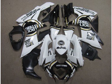Best GSXR 600 K11 2011-2024 - Bianco Lucky Strike Nero Motul