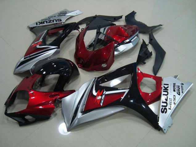 Best GSXR 1000 K7 2007-2008 - Rosso Nero Argento Best GSXR 1000 K7 2007-2008 - Rosso Nero Argento