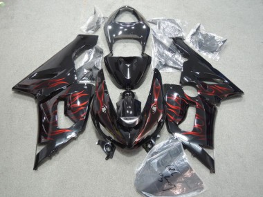 Best ZX6R 2005-2006 - Nero Rosso Fiamma