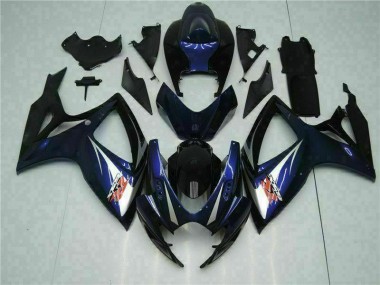 Best GSXR 600 / 750 K6 2006-2007 - Nero Blu