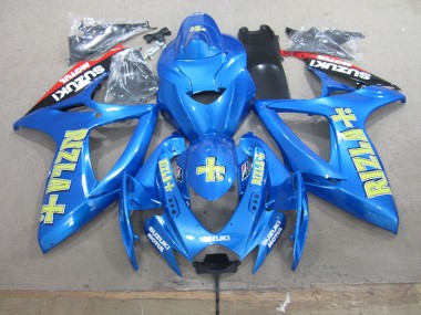 Best GSXR 750 K6 2006-2007 - Blu Giallo Rizla