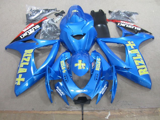 Best GSXR 750 K6 2006-2007 - Blu Giallo Rizla